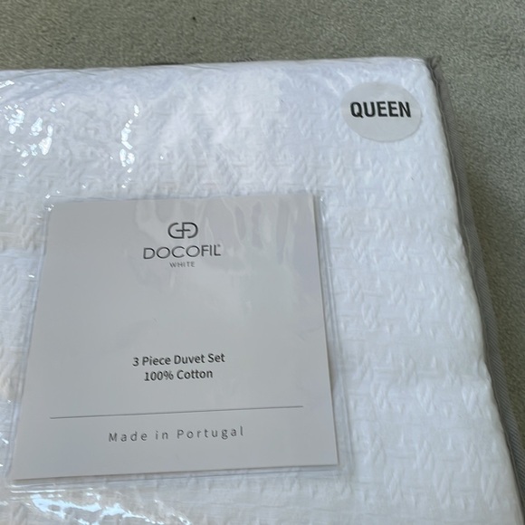 3 piece Duvet Set 100% Cotton Queen - Picture 5 of 5
